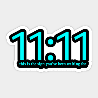 11:11 Sticker